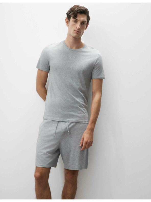 Marks & Spencer Къси панталони за пижама от памук и модал Supima® Marks & Spencer сиви