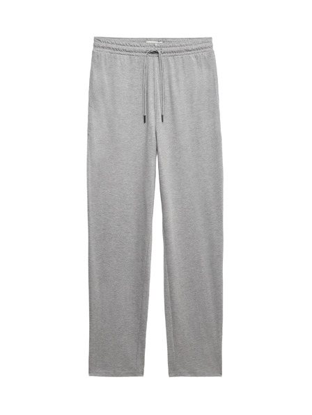 Marks & Spencer Памучни и модални пижамени панталони Supima® Marks & Spencer сиви