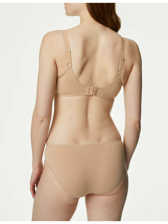 Marks & Spencer Комплект от пет дамски слипа в бежово, бяло и черно Marks & Spencer