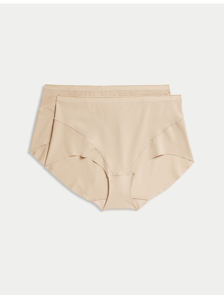 Marks & Spencer Бежов дамски комплект чорапогащи Marks & Spencer