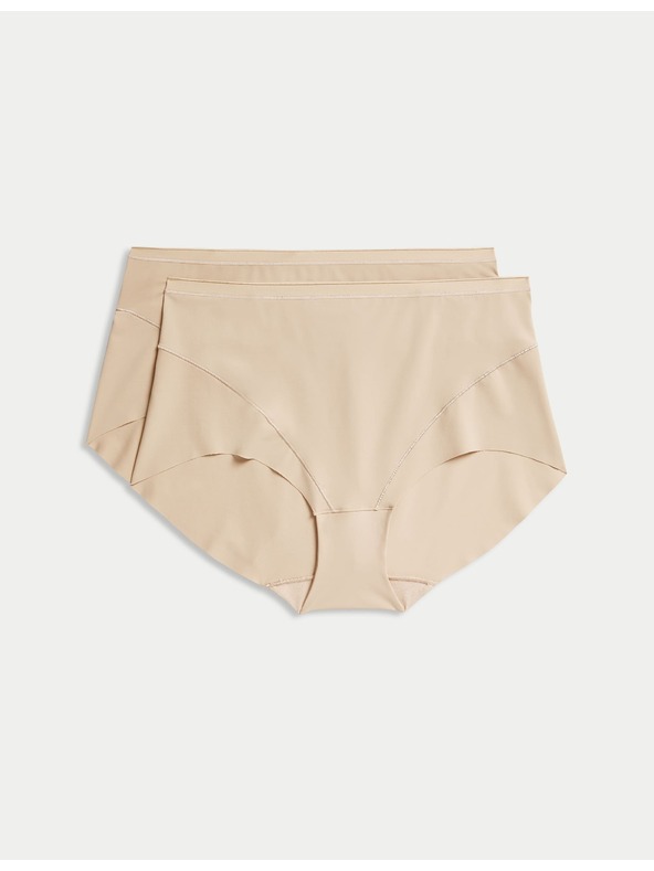 Marks & Spencer Бежов дамски комплект чорапогащи Marks & Spencer