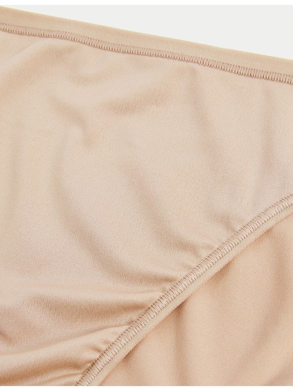 Marks & Spencer Комплект от пет дамски панталона с висока талия в бежово Marks & Spencer