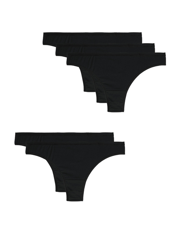 Marks & Spencer Комплект от пет дамски панталона в черно Marks & Spencer