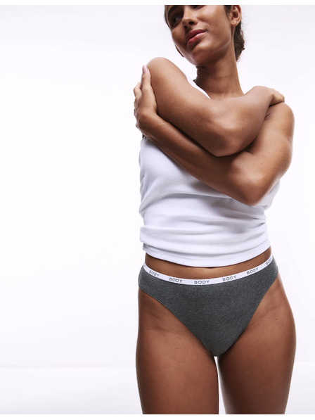 Marks & Spencer Комплект от четири дамски бикини в сиво, бяло и черно Marks & Spencer