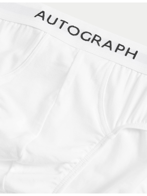 Marks & Spencer Слипове от памук и модал Supima®, 5 броя Marks & Spencer бели