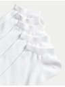 Marks & Spencer 5 чифта спортни чорапи с технология Cool & Fresh™ Marks & Spencer бели