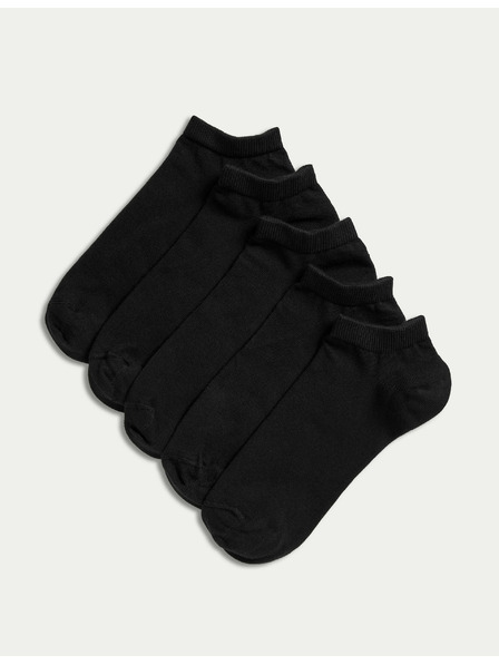 Marks & Spencer 5 чифта спортни чорапи с технология Cool & Fresh™ Marks & Spencer черни