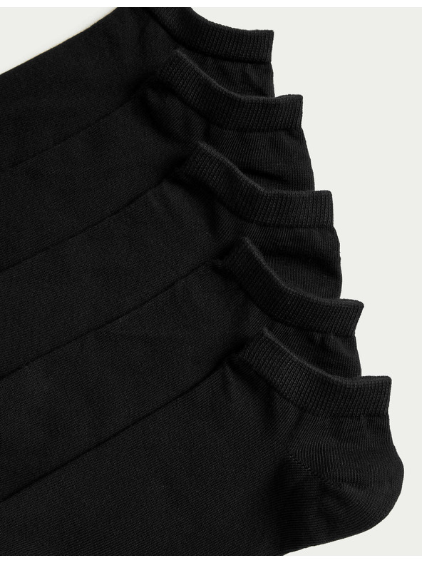 Marks & Spencer 5 чифта спортни чорапи с технология Cool & Fresh™ Marks & Spencer черни