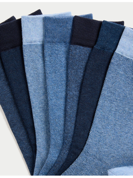 Marks & Spencer Комплект от седем чифта мъжки чорапи Marks & Spencer