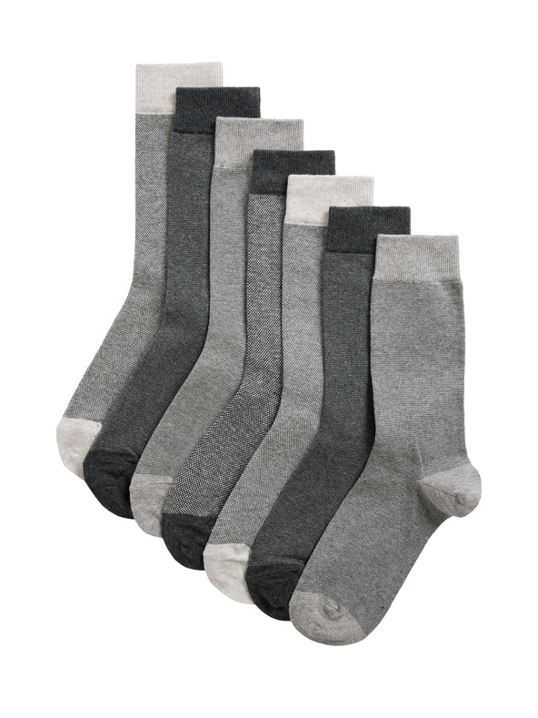 Marks & Spencer Комплект от седем чифта мъжки чорапи Cool & Fresh™ на Marks & Spencer
