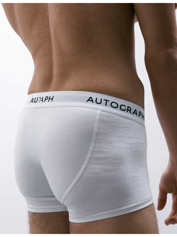 Marks & Spencer Къси панталони от памук и модал Supima®, 5 броя Marks & Spencer бели