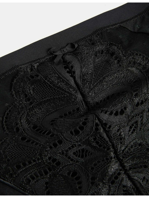 Marks & Spencer Дантелени бикини с висока кройка Amelia, 3 опаковки Marks & Spencer черни