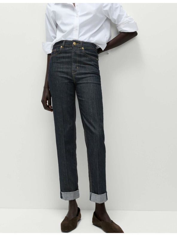 Marks & Spencer Елегантни дънки с цигарена кройка Harper на Marks & Spencer