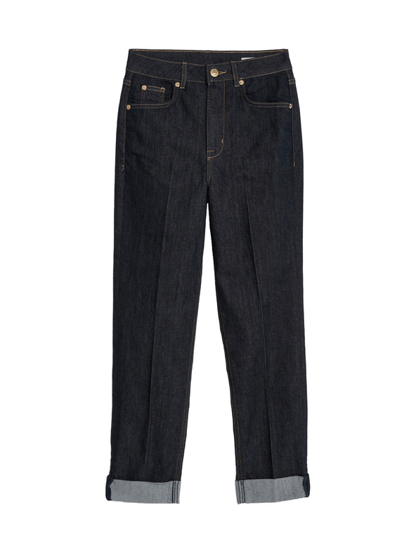 Marks & Spencer Елегантни дънки с цигарена кройка Harper на Marks & Spencer