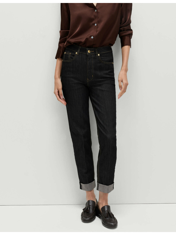 Marks & Spencer Елегантни дънки с цигарена кройка Harper Marks & Spencer черни