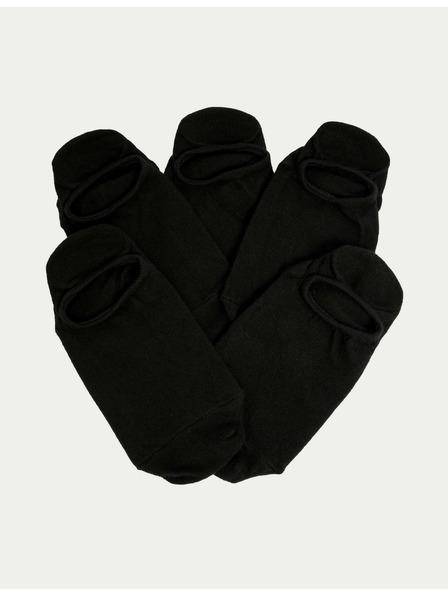 Marks & Spencer Къси чорапи Trainer Liners™ с технология Cool & Fresh™, 5 чифта в опаковка Marks & Spencer черни