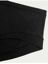 Marks & Spencer Къси панталони от модал с ниска талия и технология Flexifit™, 3 броя Marks & Spencer черно
