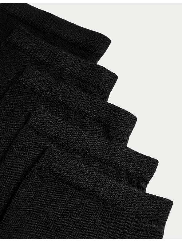 Marks & Spencer 5 чифта чорапи до глезена Sumptuously Soft™ Marks & Spencer черни