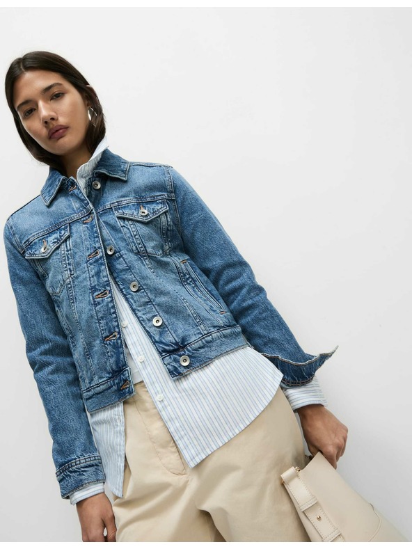 Marks & Spencer Дънково яке със стреч Marks & Spencer тъмносиньо