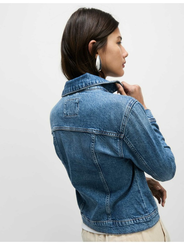 Marks & Spencer Дънково яке със стреч Marks & Spencer тъмносиньо