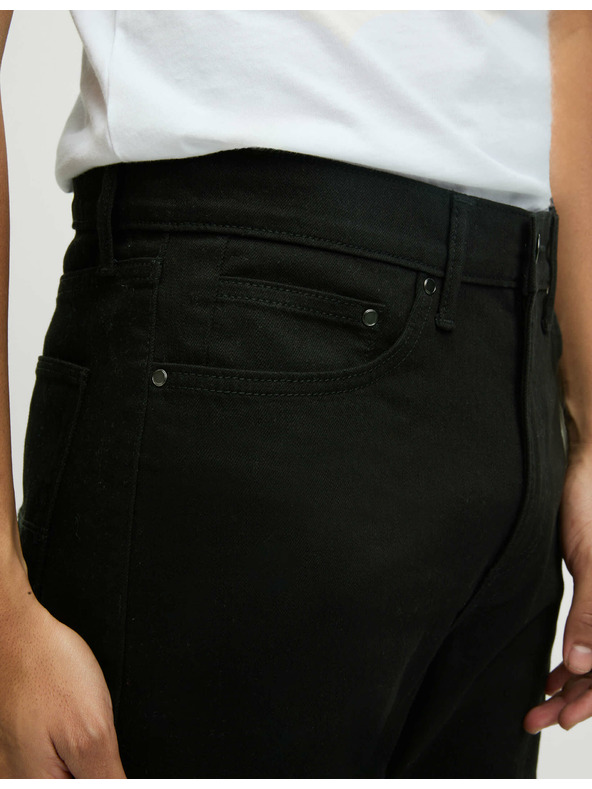 Marks & Spencer Разтегливи дънки с права кройка Marks & Spencer черни