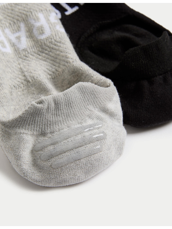 Marks & Spencer 3 бр. невидими стелки за маратонки Trainer Liners™ от смес Supima® памук Marks & Spencer многоцветни