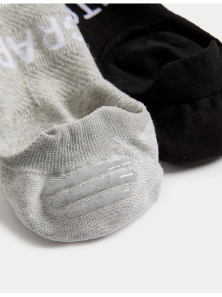 Marks & Spencer 3 бр. невидими стелки за маратонки Trainer Liners™ от смес Supima® памук Marks & Spencer многоцветни