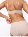 Marks & Spencer Боксер бикини без видими ръбове с висока талия, 3 бр. в опаковка Marks & Spencer бежово