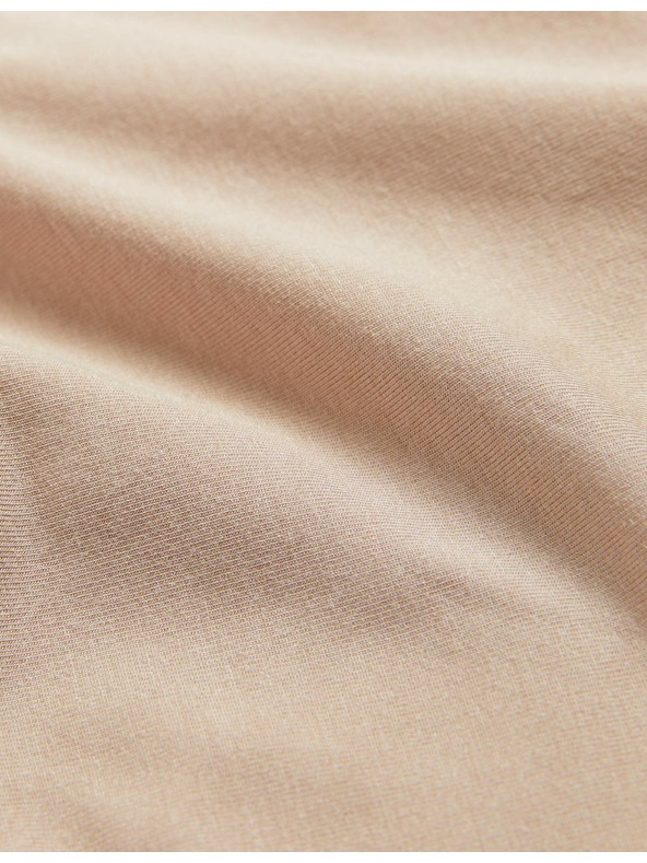 Marks & Spencer Шорти от модал с ниска талия и технология Flexifit™, 3 бр. Marks & Spencer в бежово