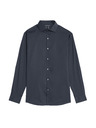 Marks & Spencer Риза с тесен силует Marks & Spencer тъмносиня