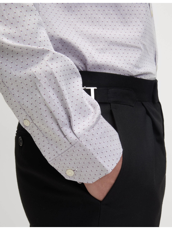 Marks & Spencer Риза с нормален силует от чист памук Marks & Spencer лилава