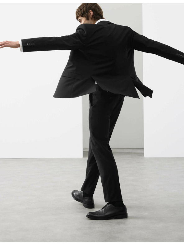 Marks & Spencer Леко заострени панталони от вълнена смес Marks & Spencer