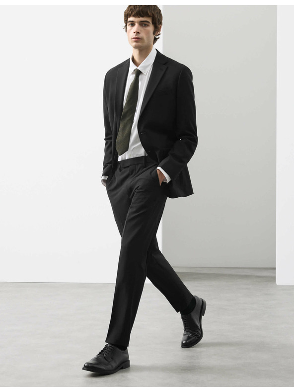 Marks & Spencer Леко заострени панталони от вълнена смес Marks & Spencer