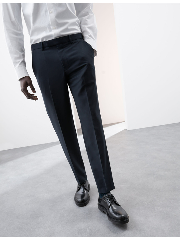 Marks & Spencer Леко заострени панталони от вълнена смес Marks & Spencer