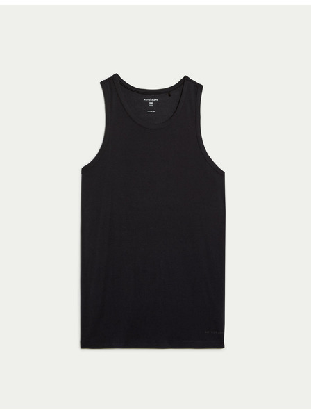 Marks & Spencer Горнище без ръкави от Supima® памук и модал Marks & Spencer черно