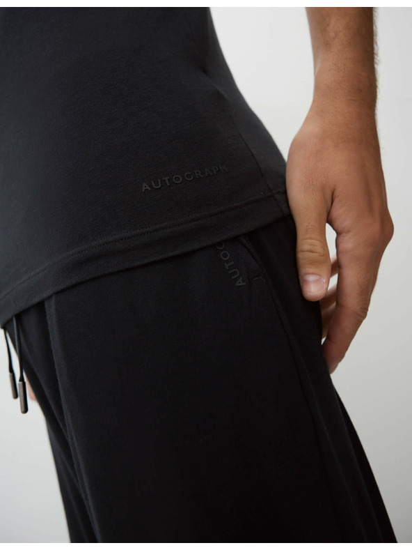 Marks & Spencer Горнище без ръкави от Supima® памук и модал Marks & Spencer черно