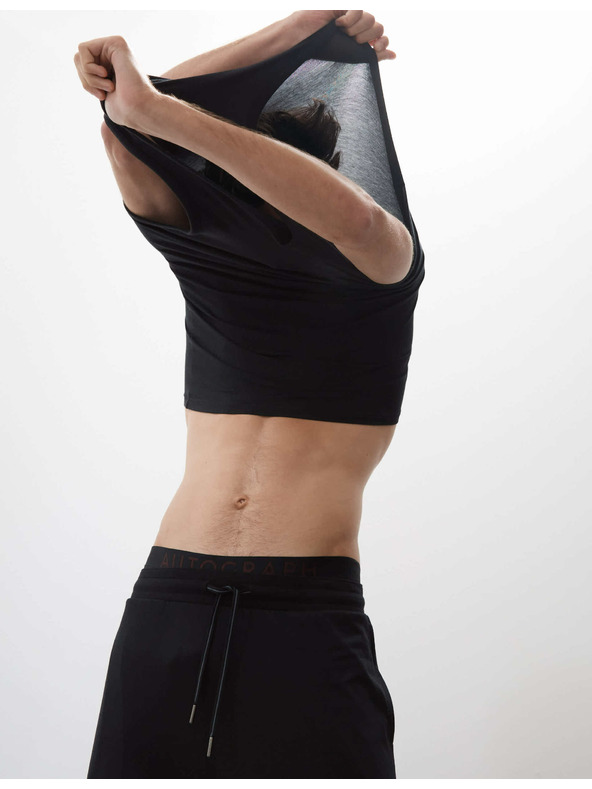 Marks & Spencer Горнище без ръкави от Supima® памук и модал Marks & Spencer черно