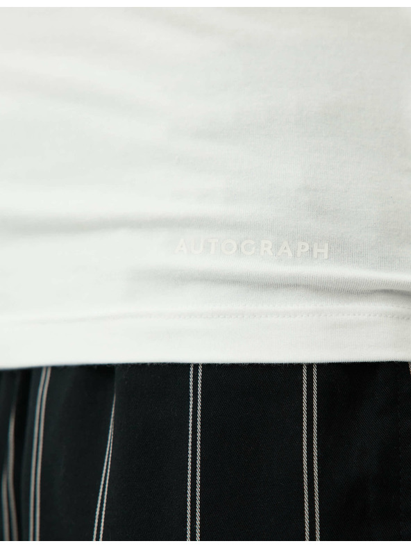 Marks & Spencer Горнище без ръкави от Supima® памук и модал Marks & Spencer бяло