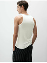 Marks & Spencer Горнище без ръкави от Supima® памук и модал Marks & Spencer бяло