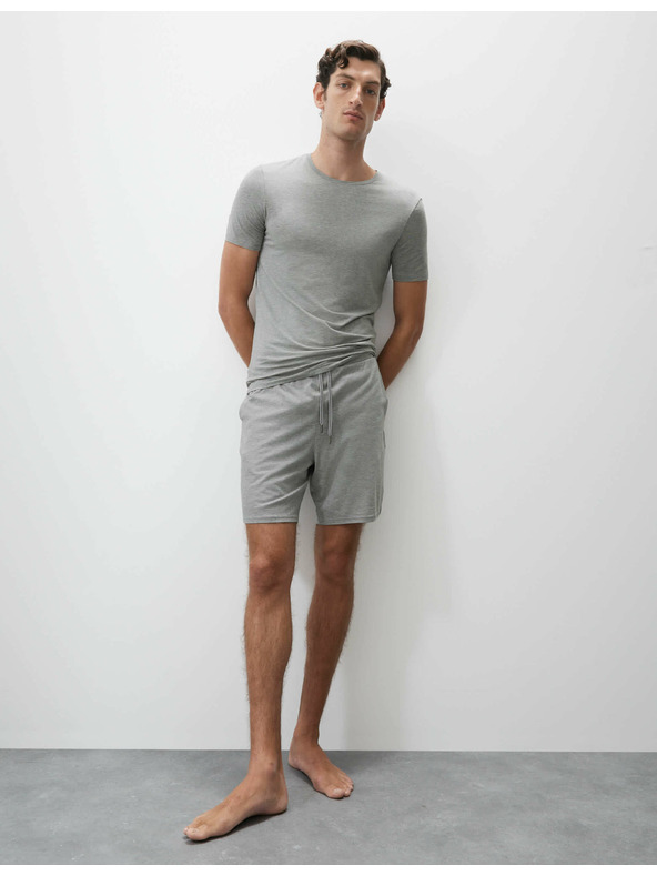 Marks & Spencer Горнище с памучна смес Supima® Marks & Spencer сиво