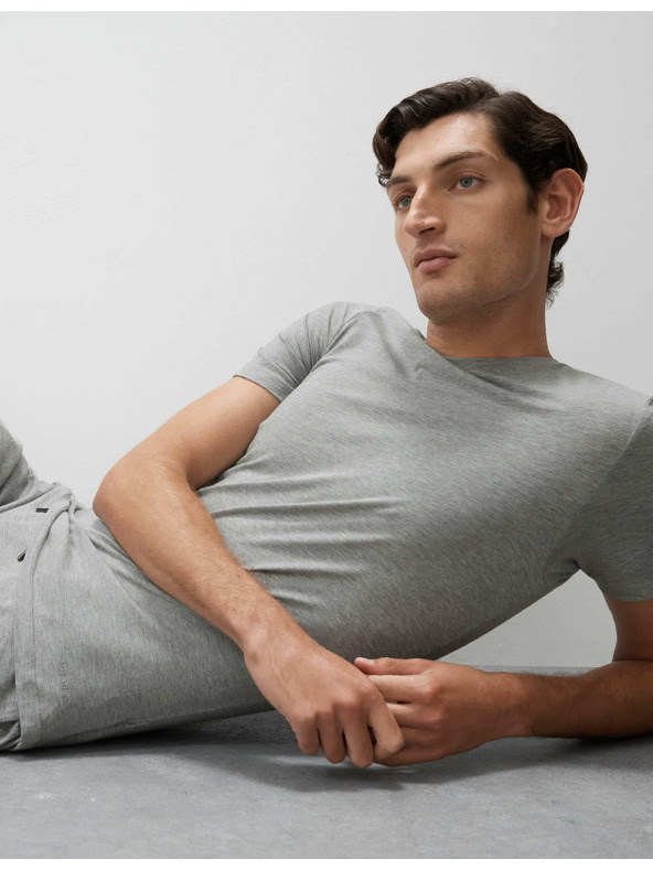 Marks & Spencer Горнище с памучна смес Supima® Marks & Spencer сиво