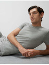 Marks & Spencer Горнище с памучна смес Supima® Marks & Spencer сиво