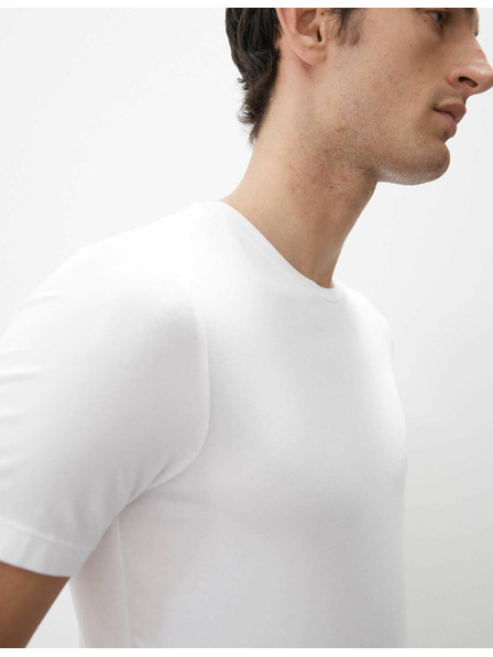 Marks & Spencer Горнище с памучна смес Supima® Marks & Spencer бяло