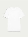 Marks & Spencer Горнище с памучна смес Supima® Marks & Spencer бяло