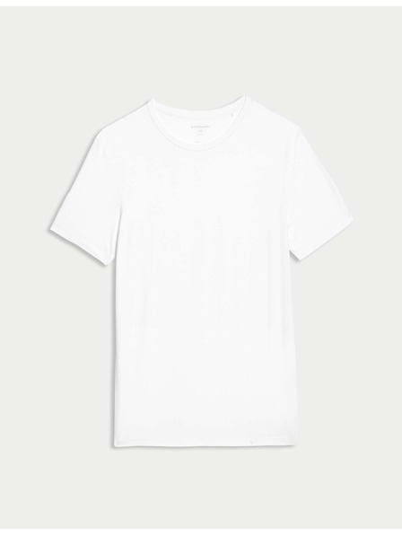 Marks & Spencer Горнище с памучна смес Supima® Marks & Spencer бяло