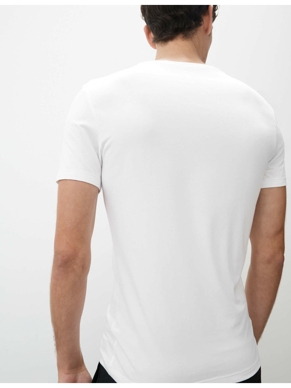 Marks & Spencer Горнище с памучна смес Supima® Marks & Spencer бяло