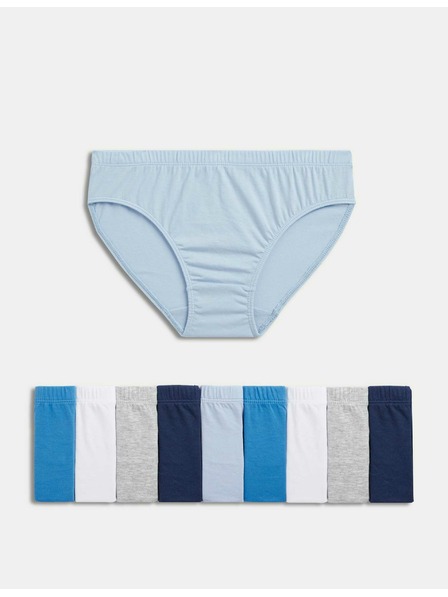 Marks & Spencer Бикини от чист памук, 1 пакет (2-14 години) Marks & Spencer