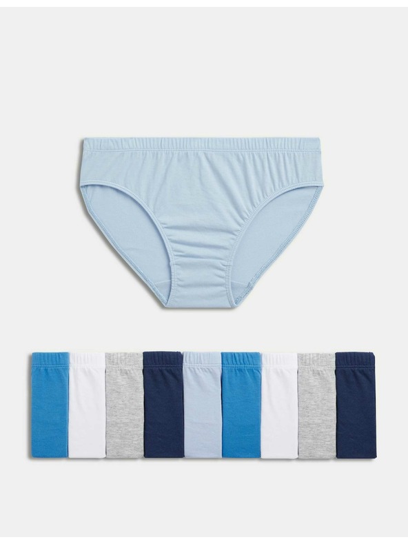 Marks & Spencer Бикини от чист памук, 1 пакет (2-14 години) Marks & Spencer