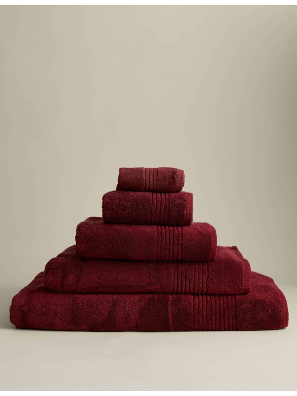 Marks & Spencer Луксозна хавлия от египетски памук Marks & Spencer червена