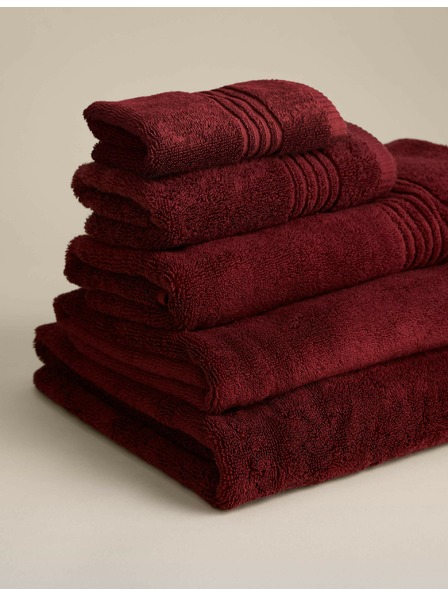 Marks & Spencer Луксозна хавлия от египетски памук Marks & Spencer червена